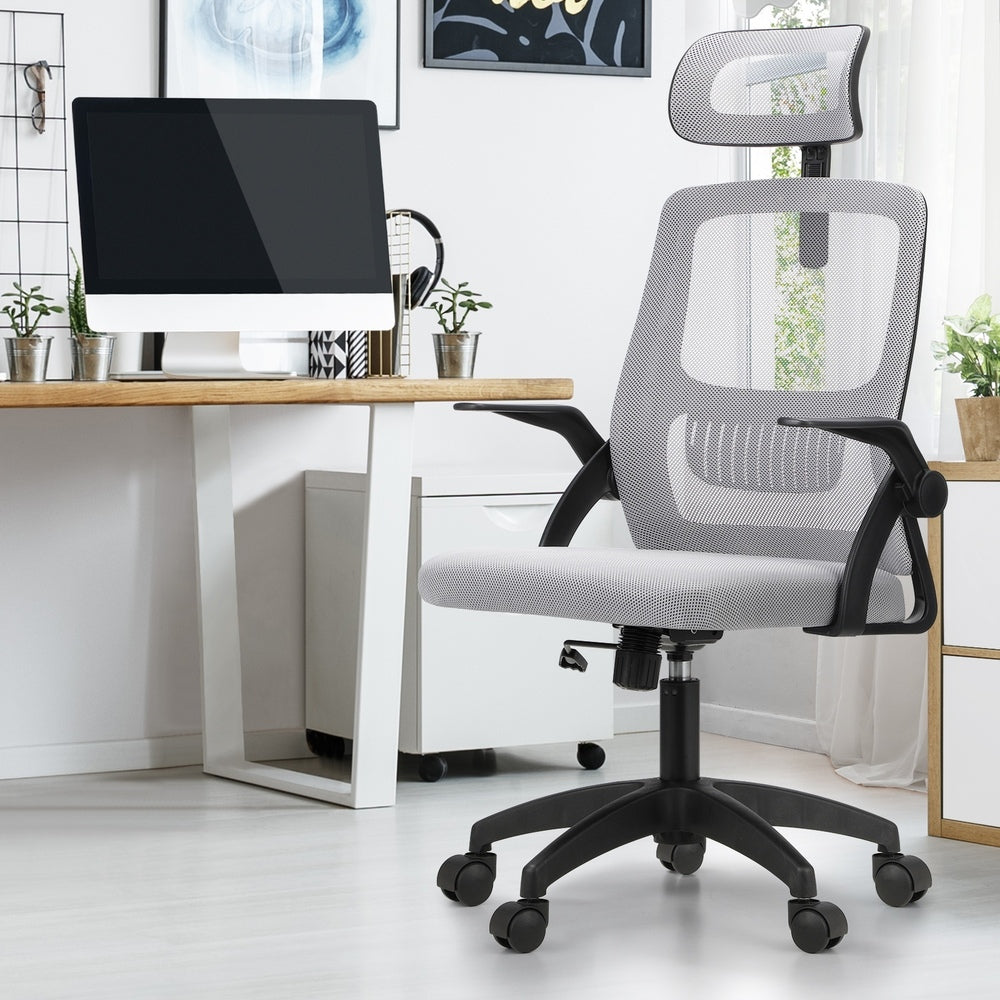 Mesh Office Chair Executive Fabric Gaming Seat Racing Tilt Computer