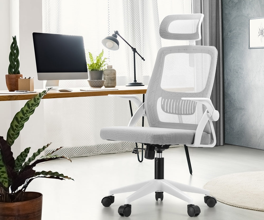 Mesh Office Chair Executive Fabric Gaming Seat Racing Tilt Computer