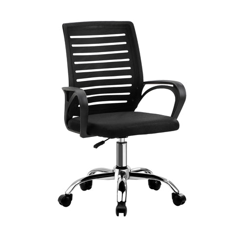 Mesh Office Chair Breathable Backrest Black/White