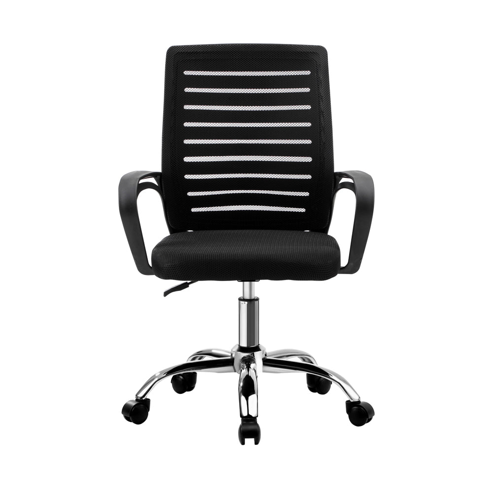 Mesh Office Chair Breathable Backrest Black/White