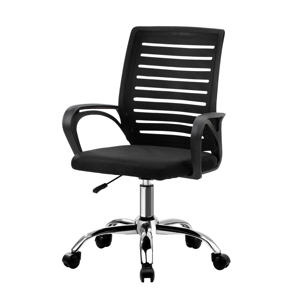 Mesh Office Chair Breathable Backrest Black/White