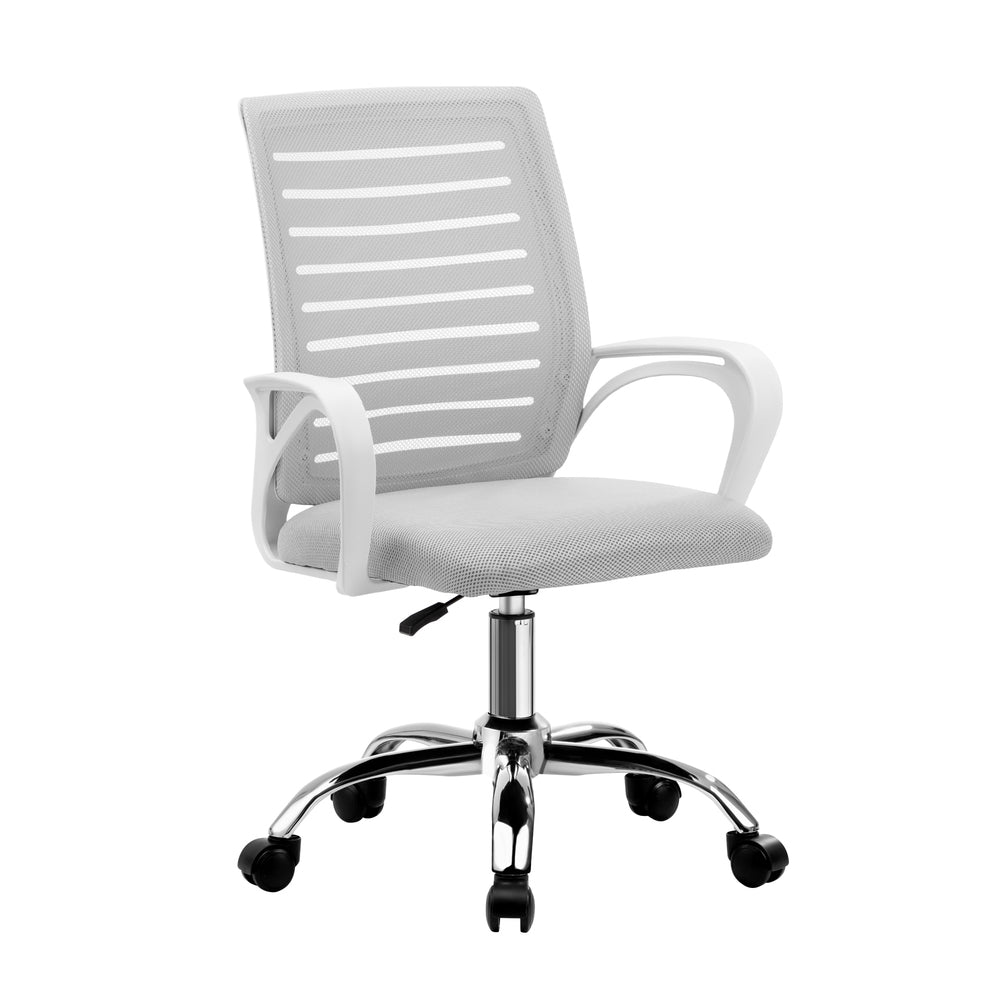 Mesh Office Chair Breathable Backrest Black/White