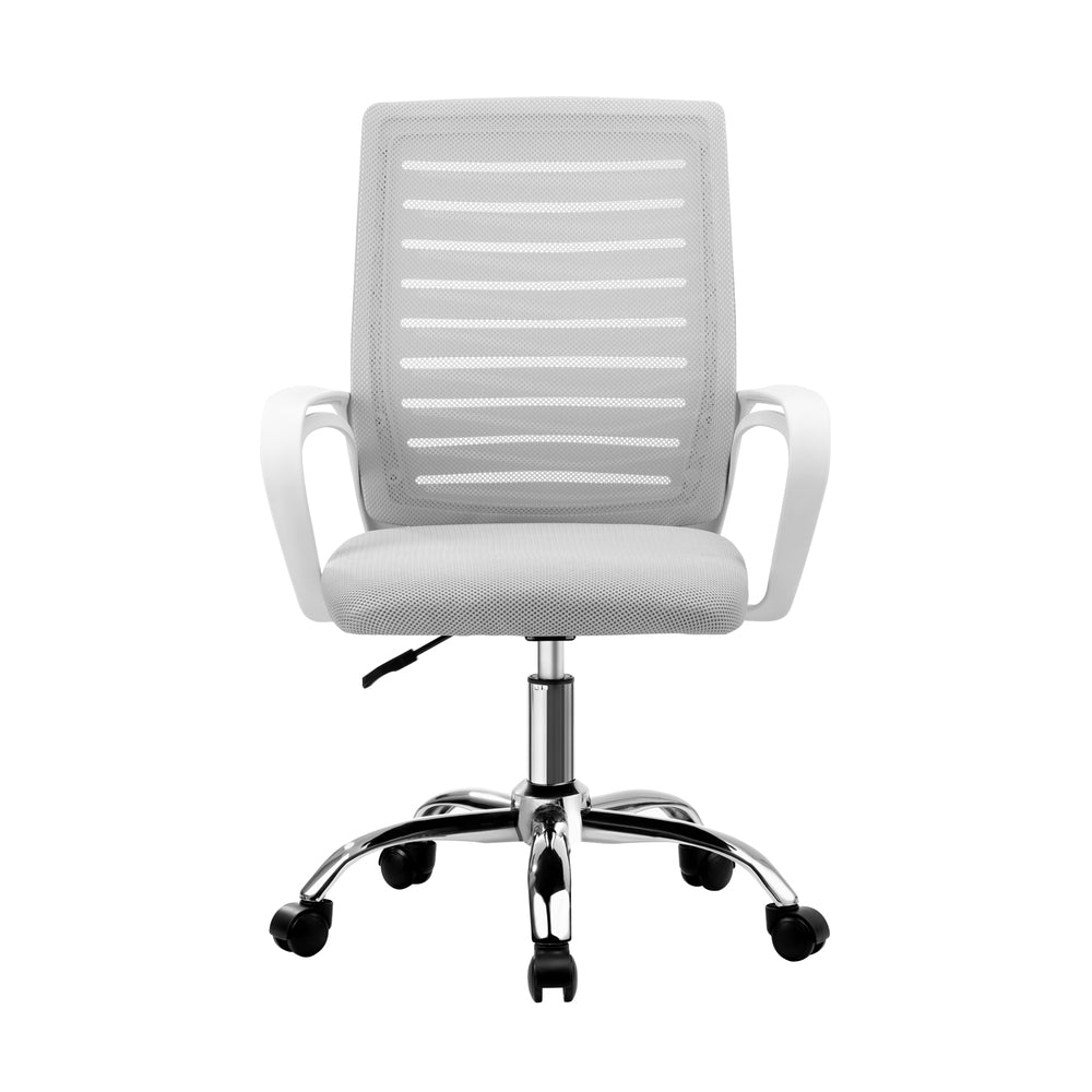 Mesh Office Chair Breathable Backrest Black/White