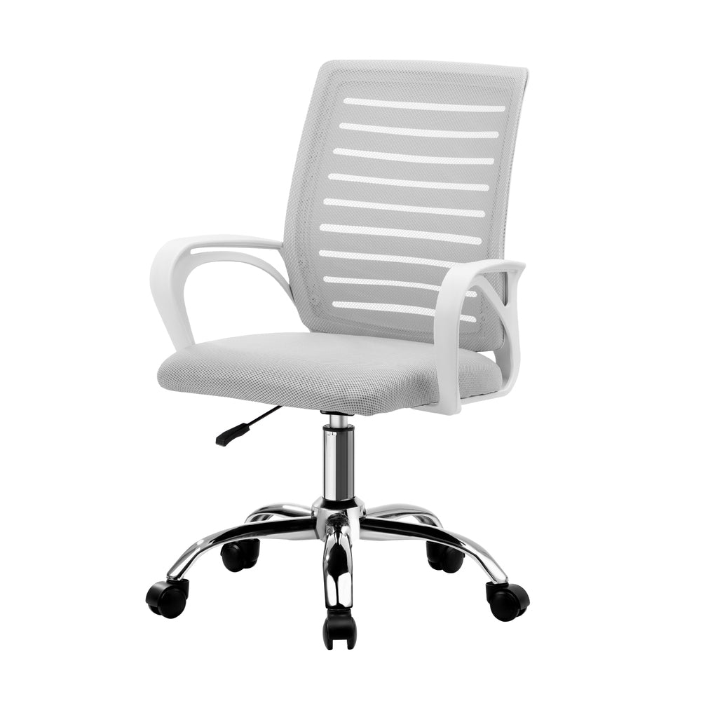 Mesh Office Chair Breathable Backrest Black/White