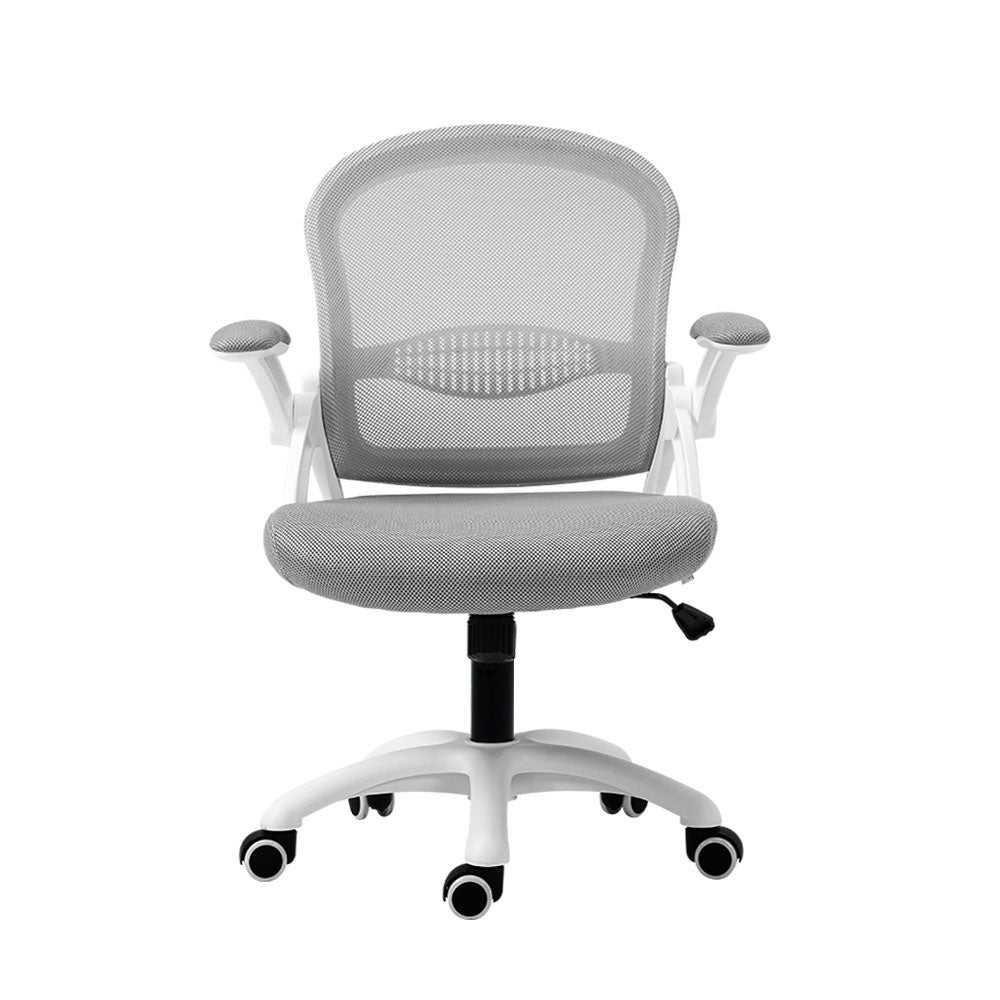 Mesh Office Chair Mid Back Grey