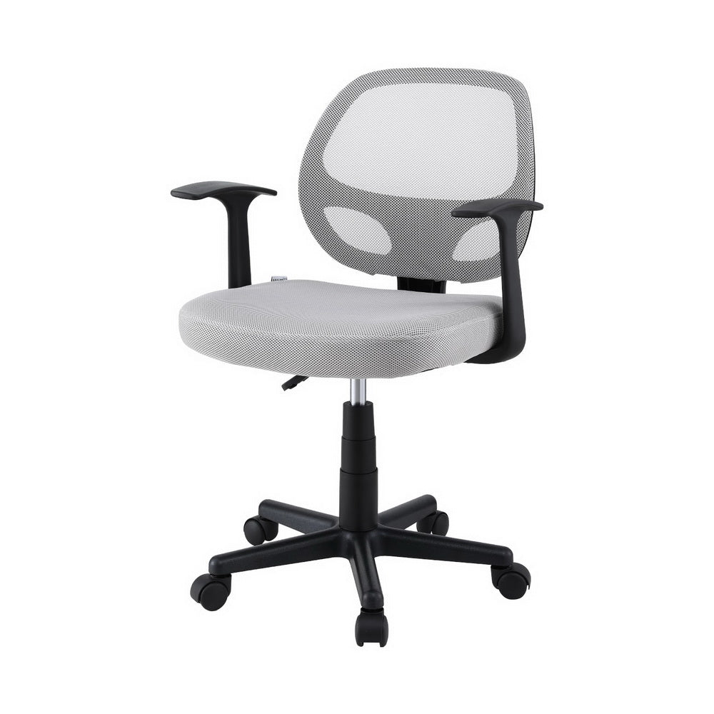 Mesh Office Chair Computer Gaming Desk Chairs Work Study Mid Back Grey