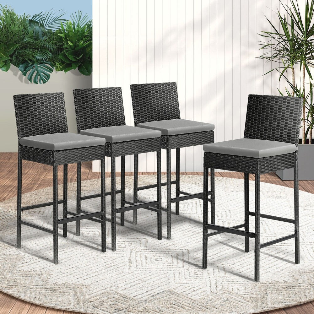 Transform Your Patio with Stylish Rattan Dinning Chairs and Bar Stools