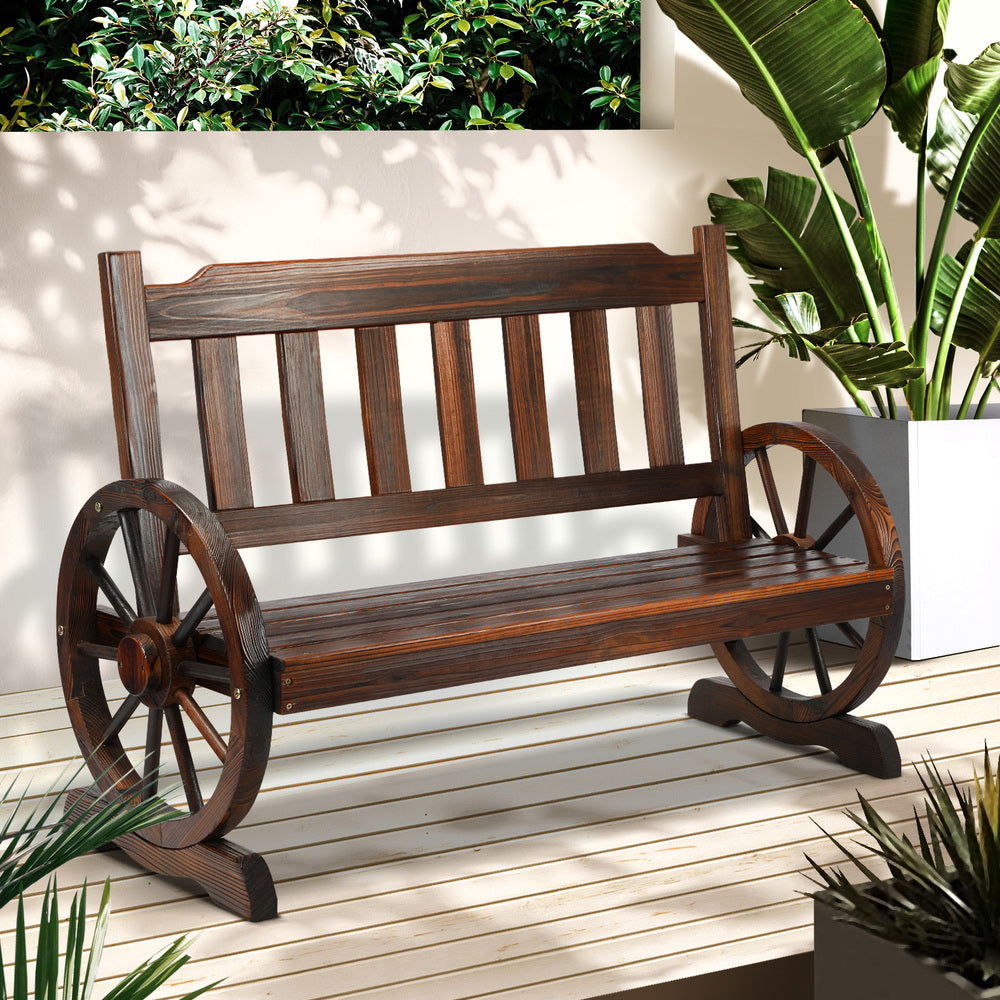 Garden Bench Wagon Chairs Wheel Chair Backyard Lounge