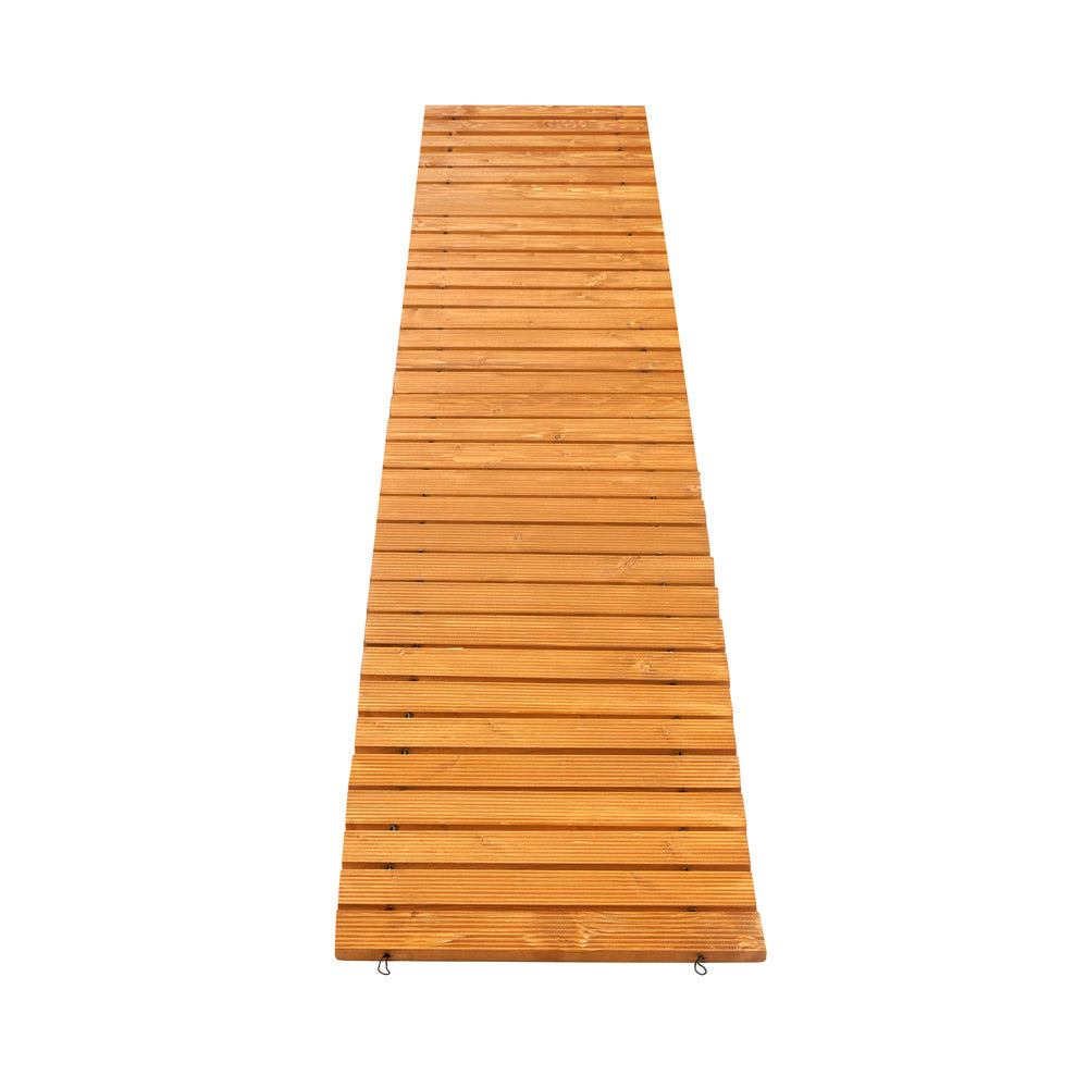 Garden Wooden Pathway 8ft Straight Roll-Out