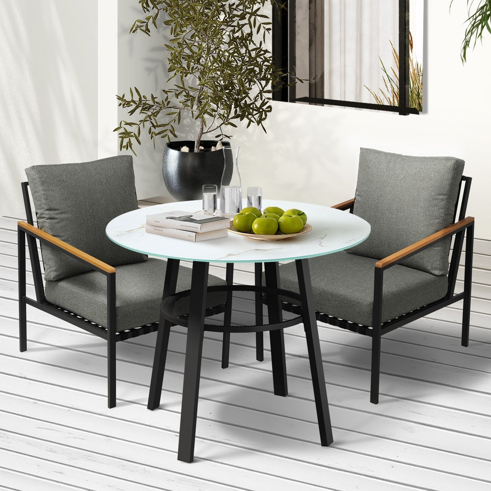 3PCS/5PCS Outdoor Dining Setting Patio Bistro Set