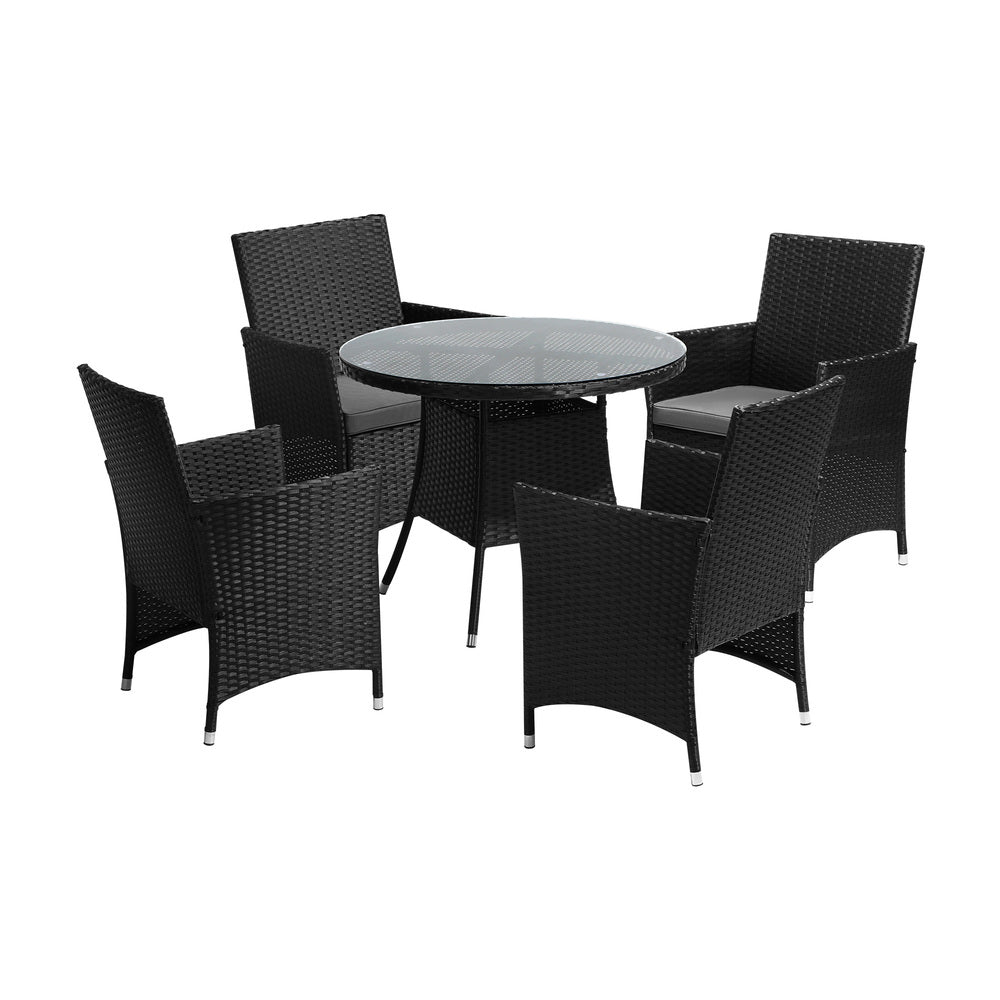 Outdoor Dining Set Table & Chairs Patio Lounge