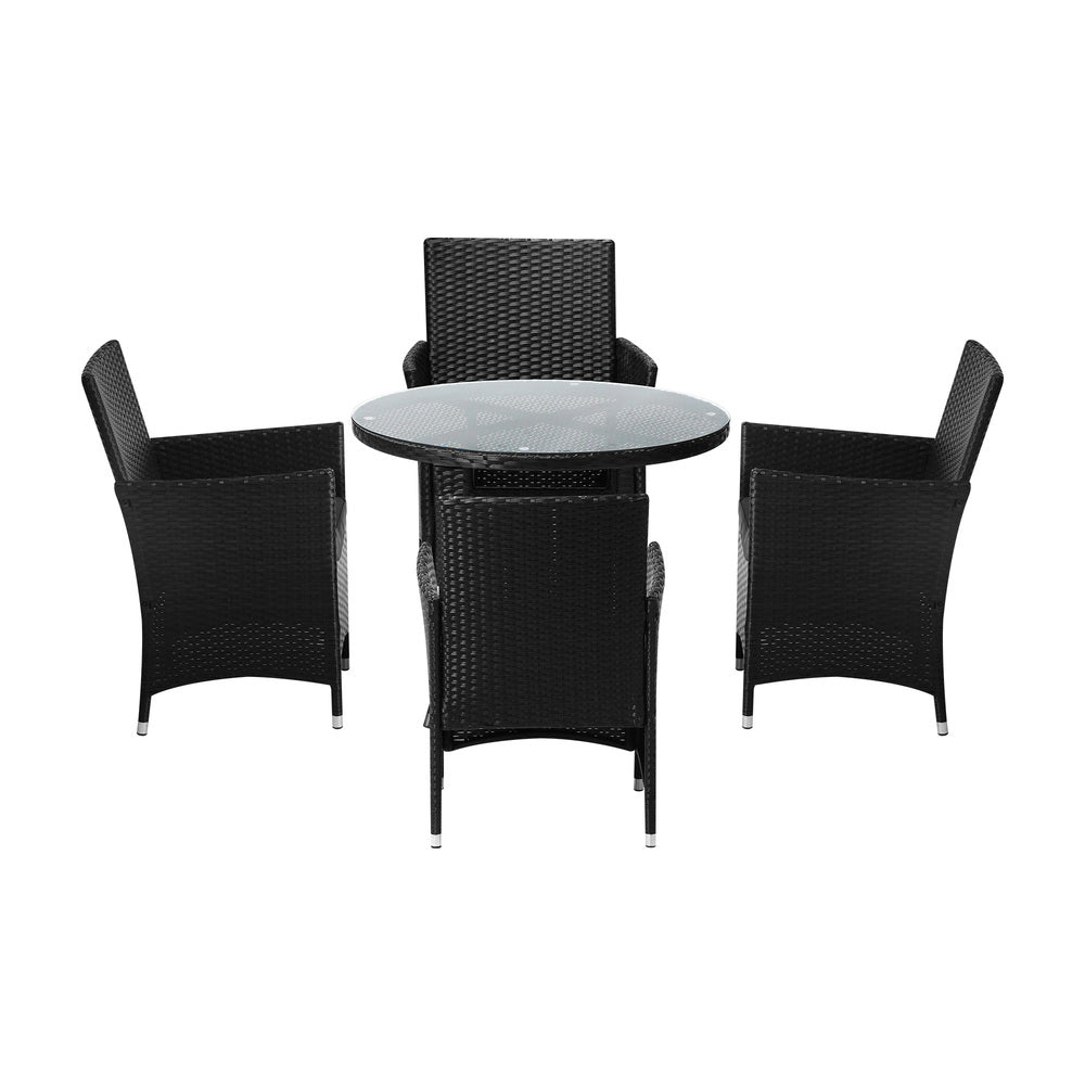 Outdoor Dining Set Table & Chairs Patio Lounge