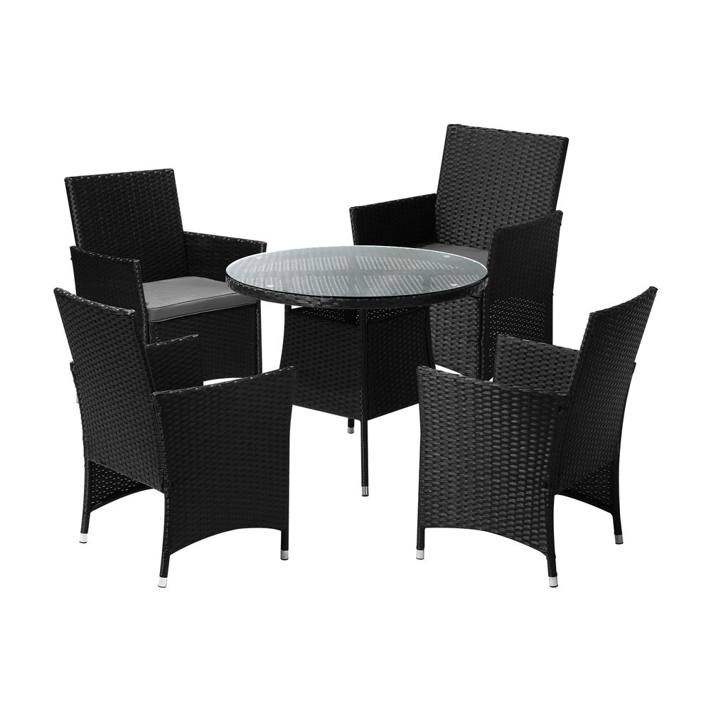 Outdoor Dining Set Table & Chairs Patio Lounge