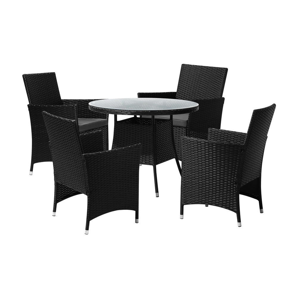 Outdoor Dining Set Table & Chairs Patio Lounge