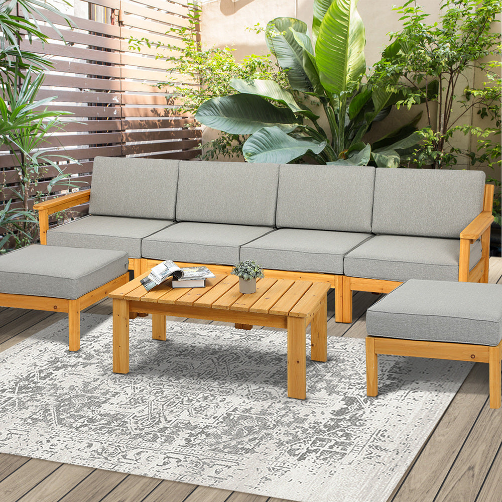 Outdoor Sofa Set Lounge Patio Set 7 Piece