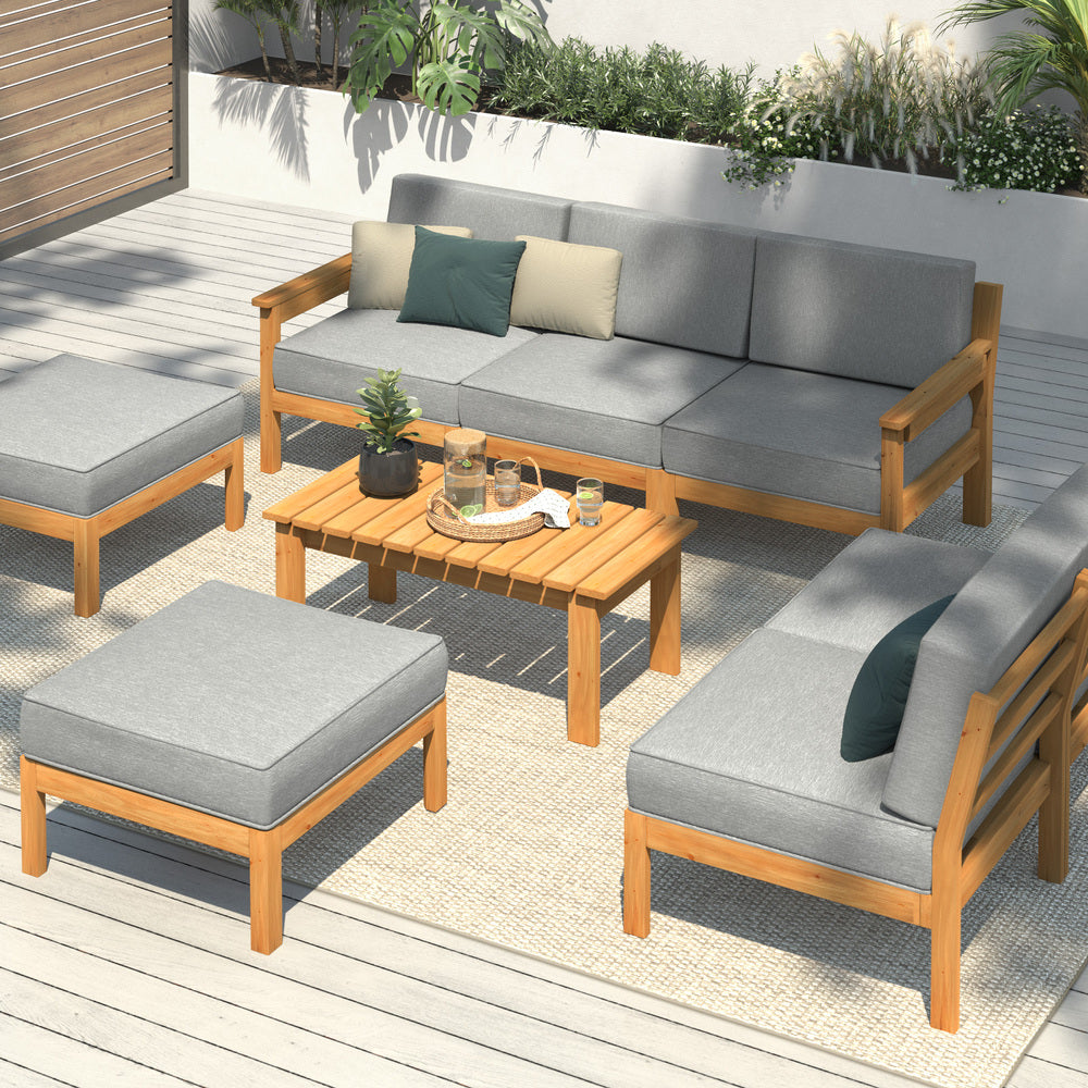 Outdoor Sofa Set Lounge Patio Set 8 Pieces