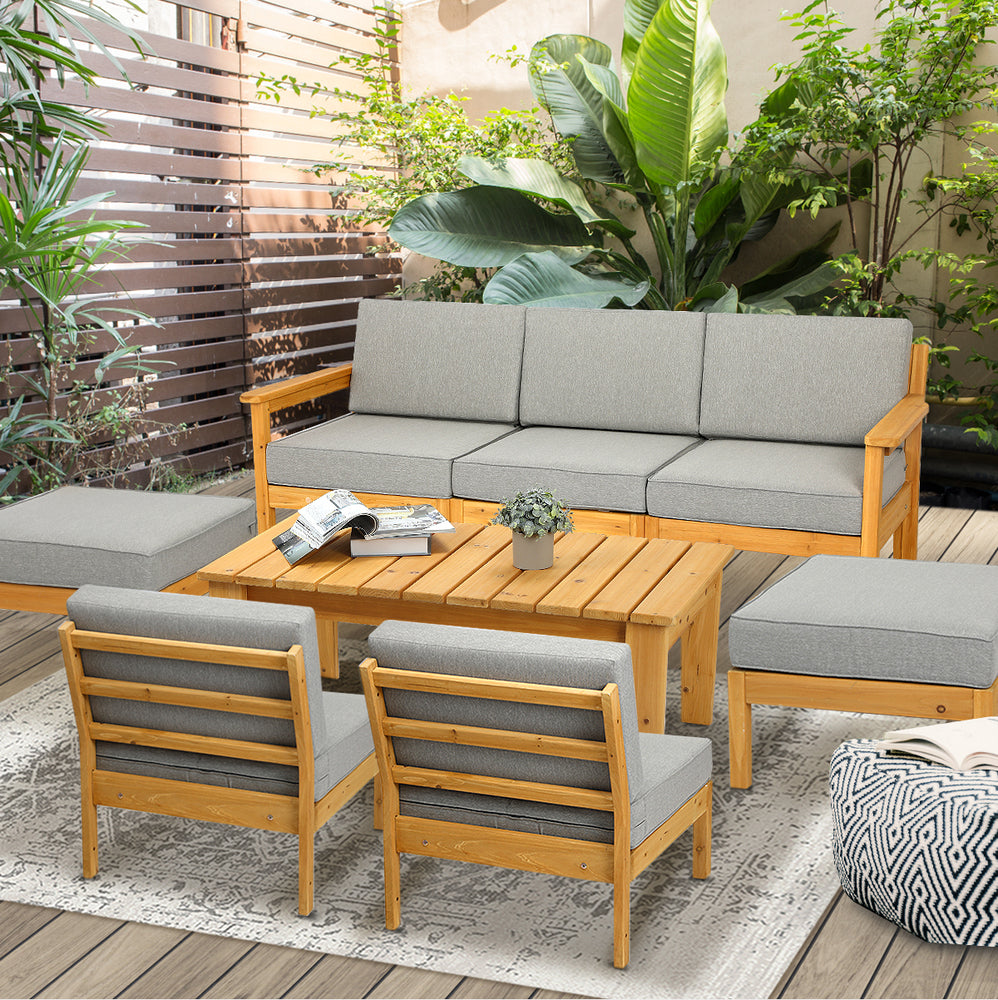 Outdoor Sofa Set Lounge Patio Set 8 Pieces