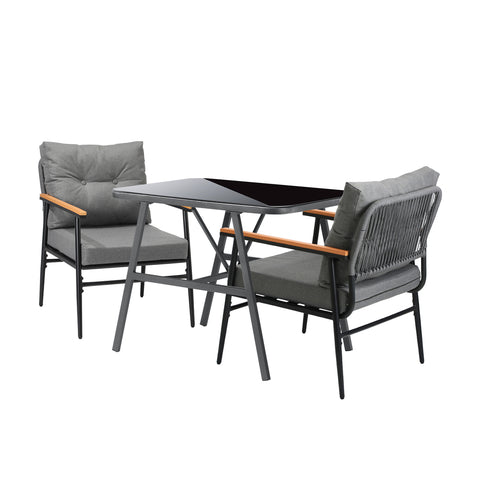 Outdoor Dining Set Patio Table and Chairs 2 Seater