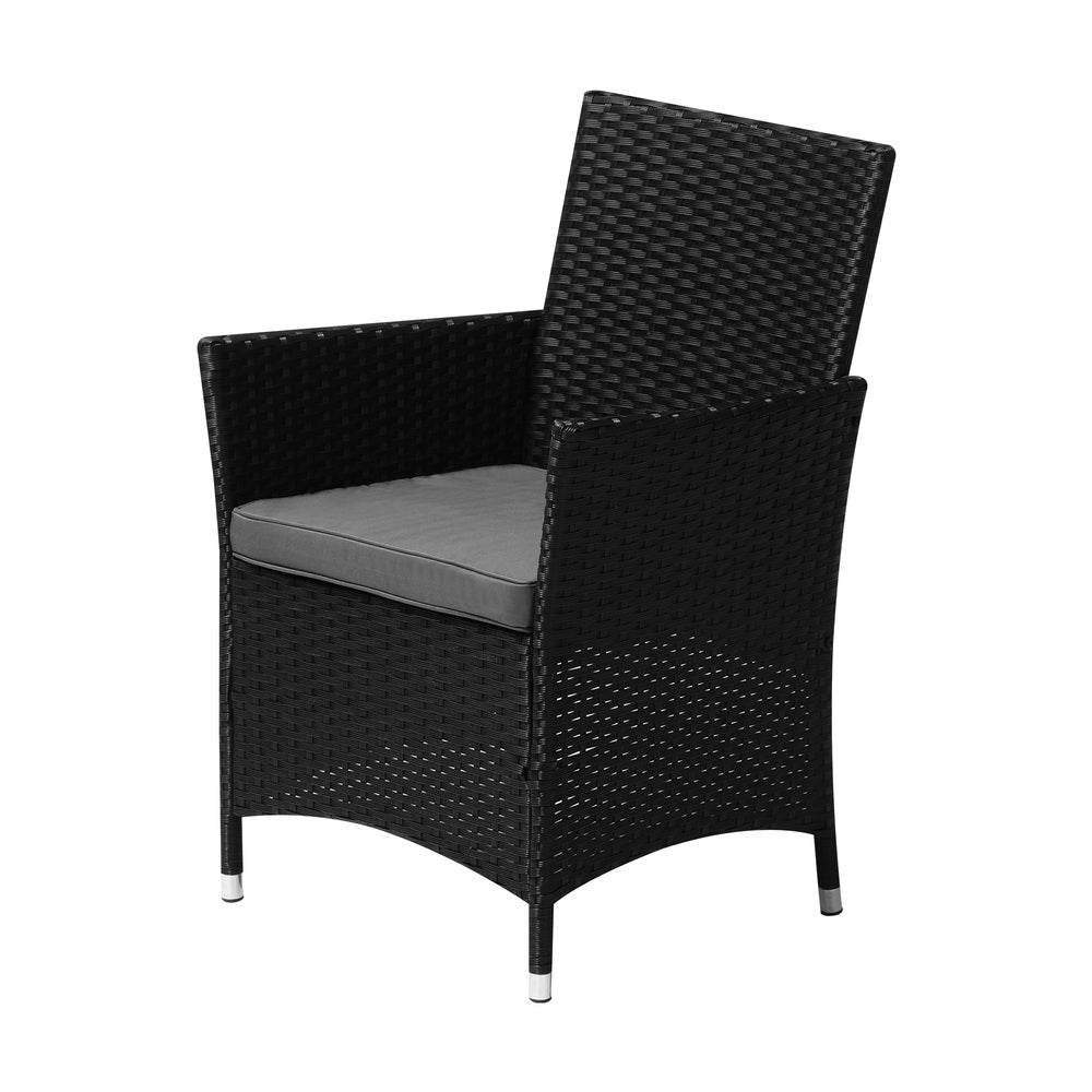 Outdoor Dining Chairs Rattan Outdoor Patio Chairs Furniture Set of 2