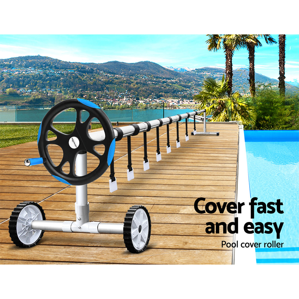 Aquabuddy Swimming Pool Cover Roller Reel Adjustable Solar Thermal Blanket