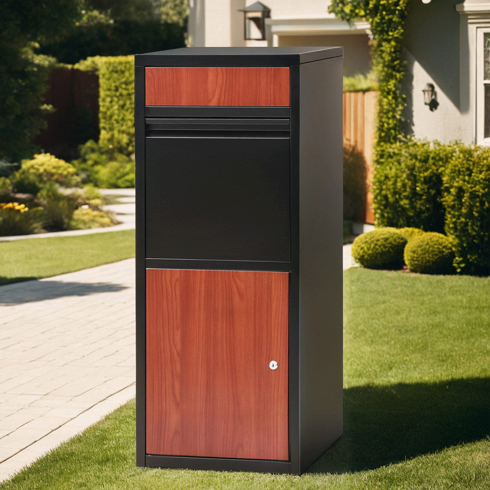 Parcel Letterbox Drop Box Package Black