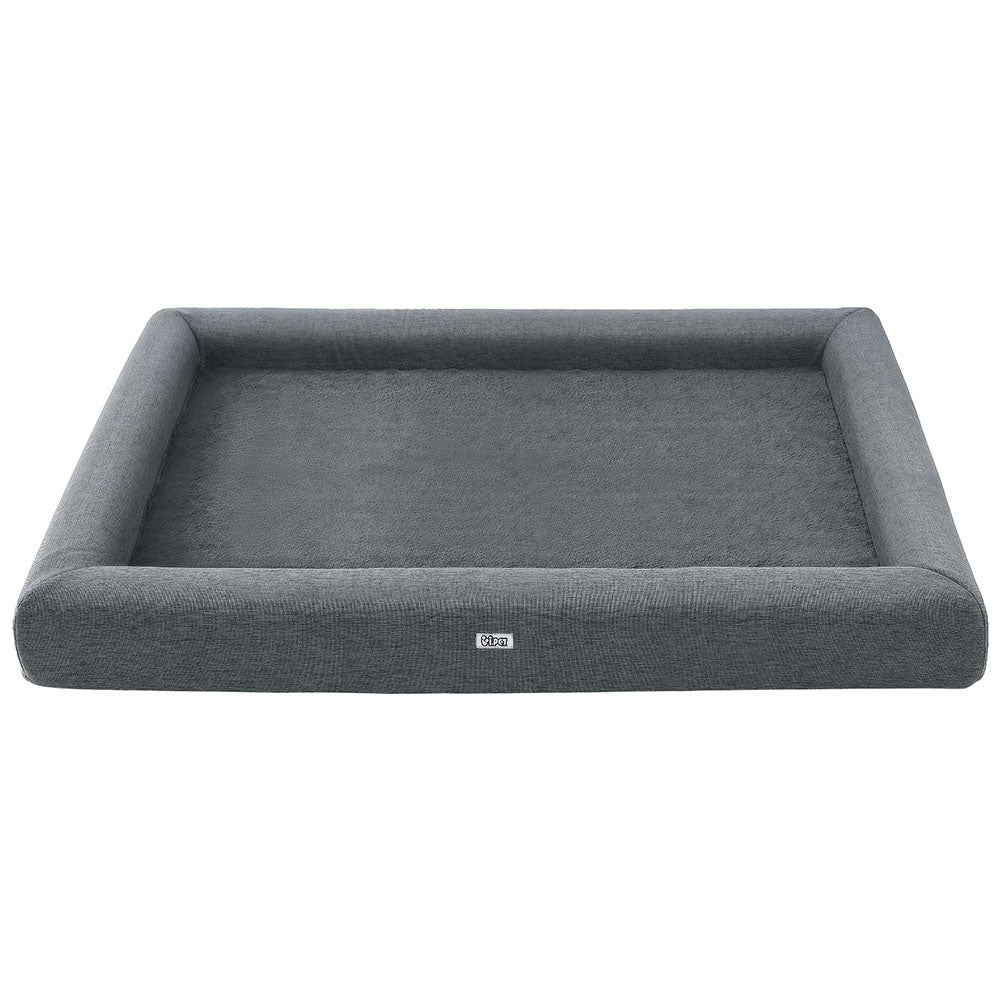 Pet Sofa Bed Egg Crate Cushion Grey