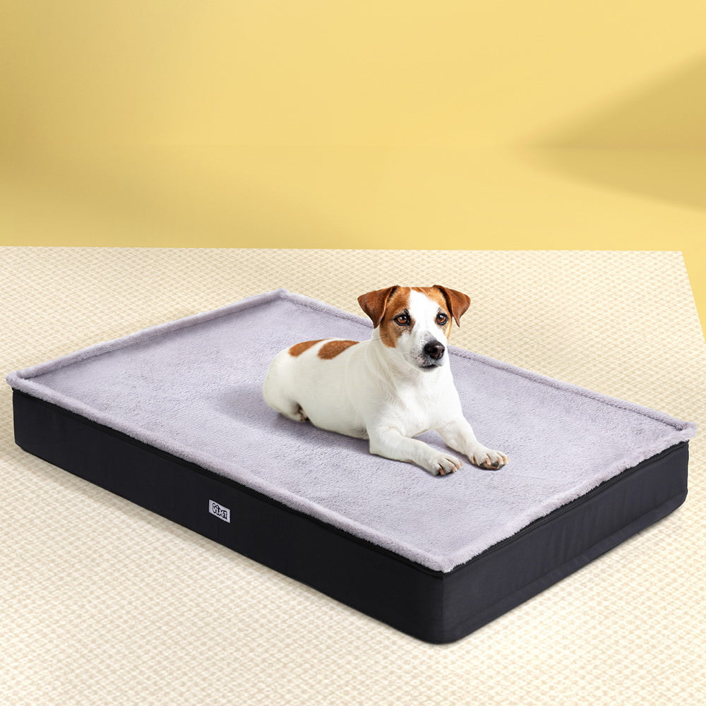 Calming Pet Bed Washable Grey