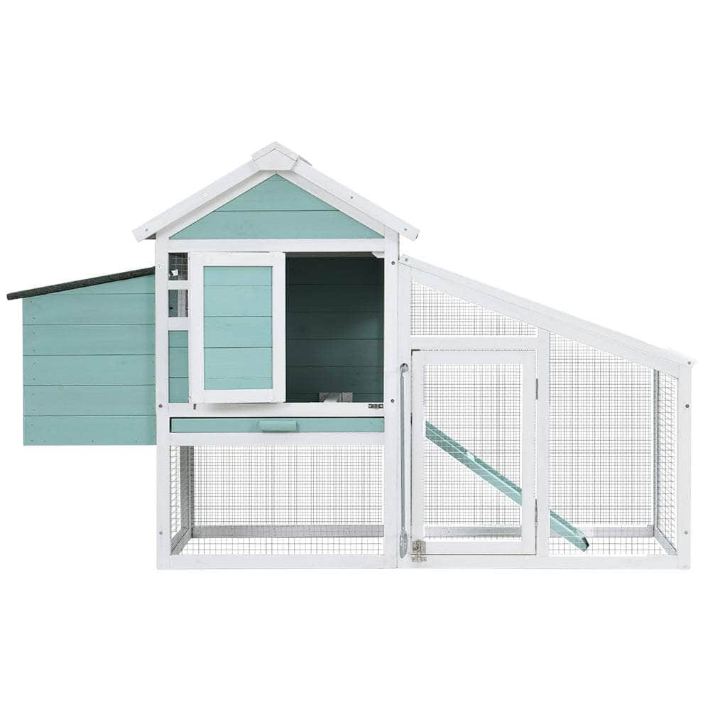 Large Outdoor Wooden Chicken Coop - 150CM