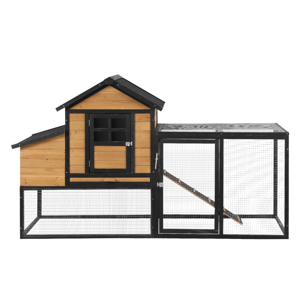 Modern Extra Large Wooden Chicken Coop - Outdoor Bunny House