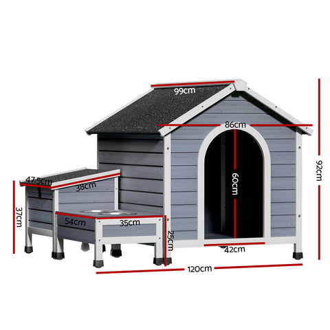 Dog Kennel House Large Wooden Outdoor Pet Kennels Indoor Puppy Cabin