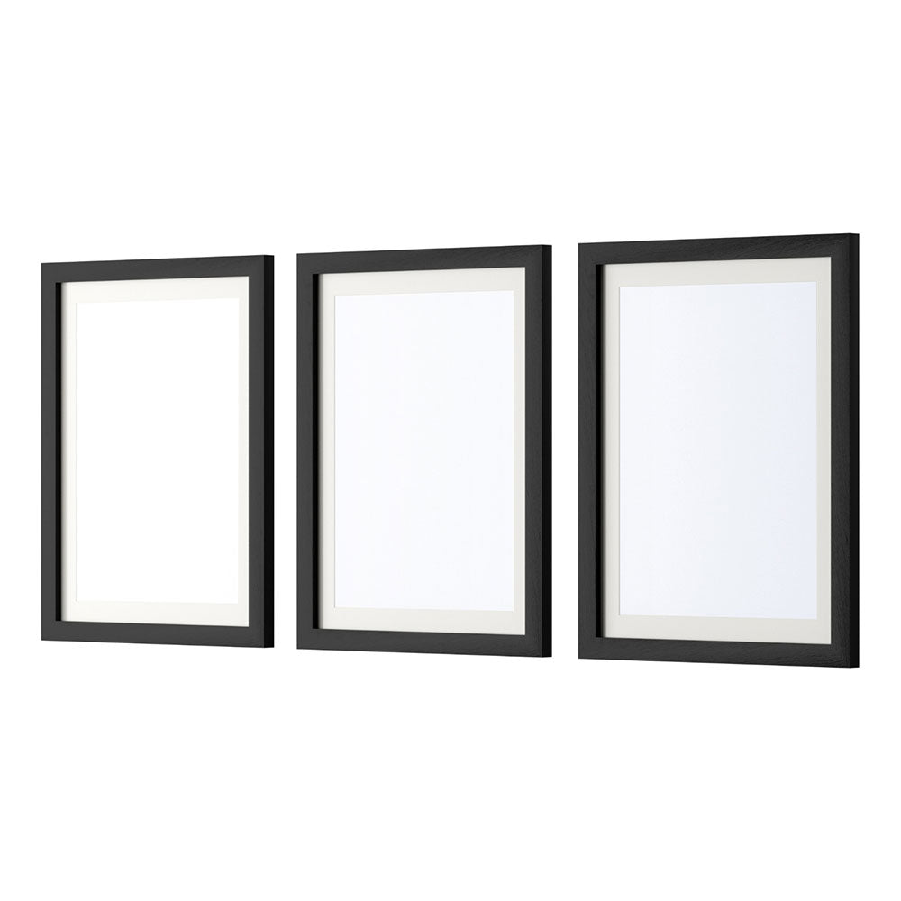 Photo Frame 3Pcs Set Black