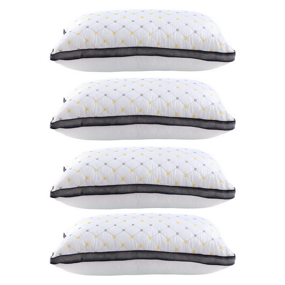 4pcs Pillows Microfibre