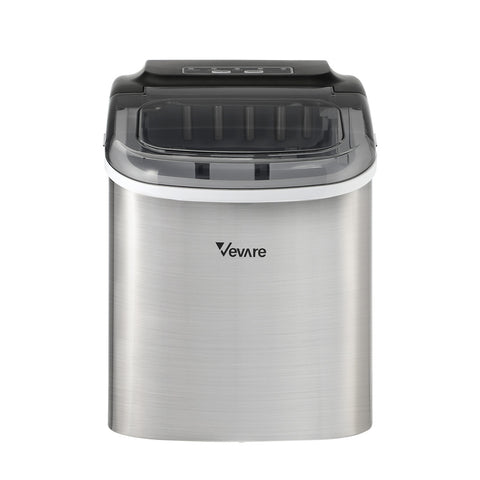 Portable Ice Maker with Ice Cube Scoop 12kg Stainless