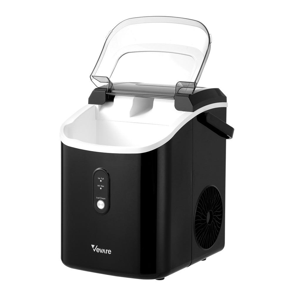 Nugget Portable Ice Maker with Ice Cube Scoop 15kg Black