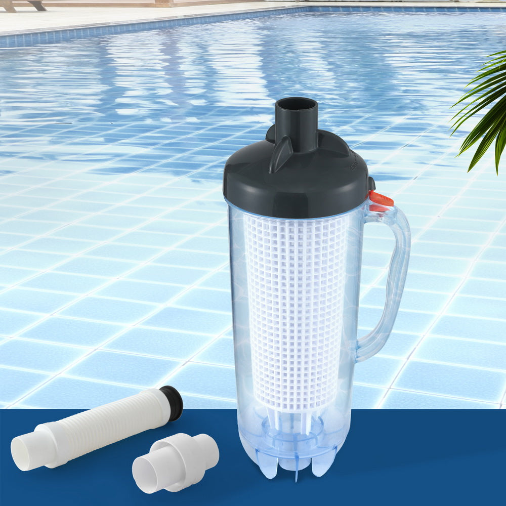 Pool Leaf Canister Cleaner Suction Catcher for In-Ground Pools