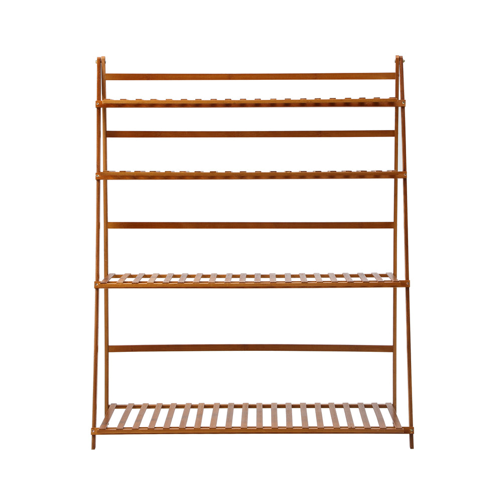 Plant Shelf Rack Display Stand 4-tier Indoor Outdoor