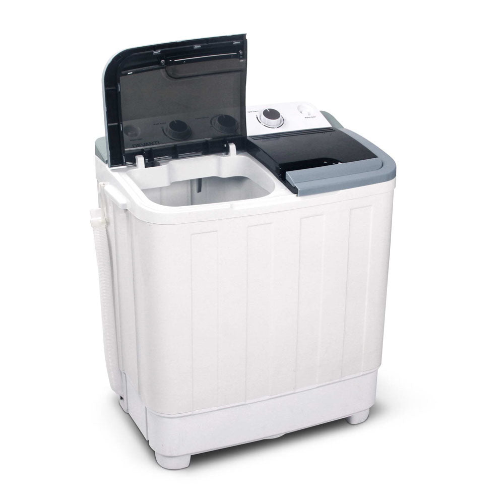 Portable Washing Machine Twin Tub 5Kg White