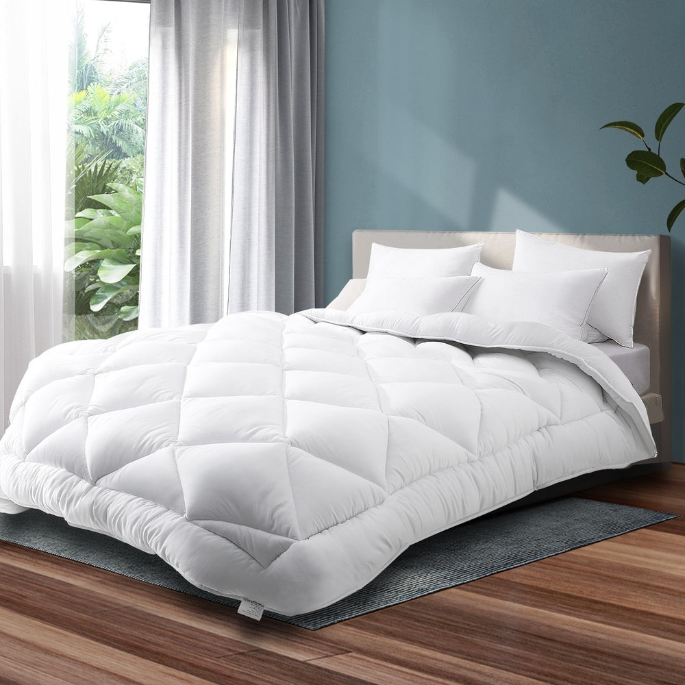 Microfibre Bamboo Winter Quilt 750GSM Microfiber Duvet Doona King