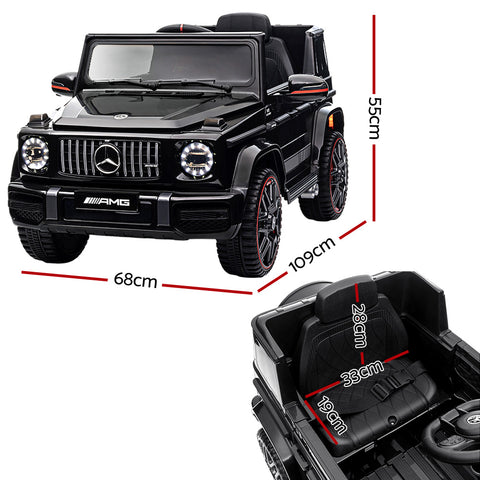 Kids Electric Ride On Car Mercedes-Benz Amg G63 Remote Black