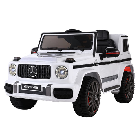 Kids Electric Ride On Car Mercedes-Benz Amg G63 Remote White