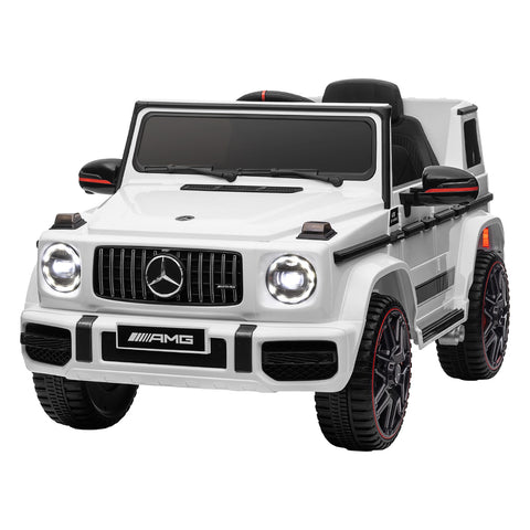 Kids Electric Ride On Car Mercedes-Benz Amg G63 Remote White