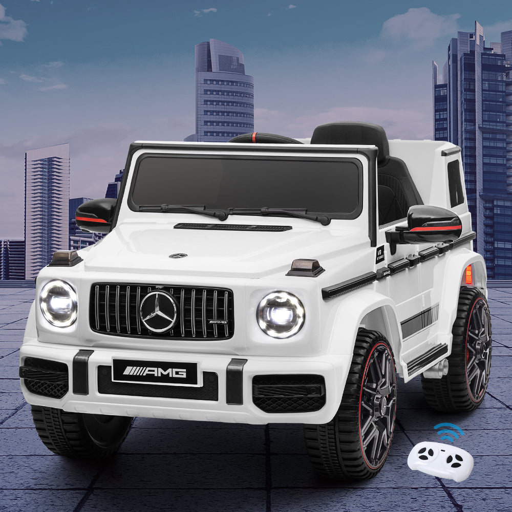 Kids Electric Ride On Car Mercedes-Benz Amg G63 Remote White