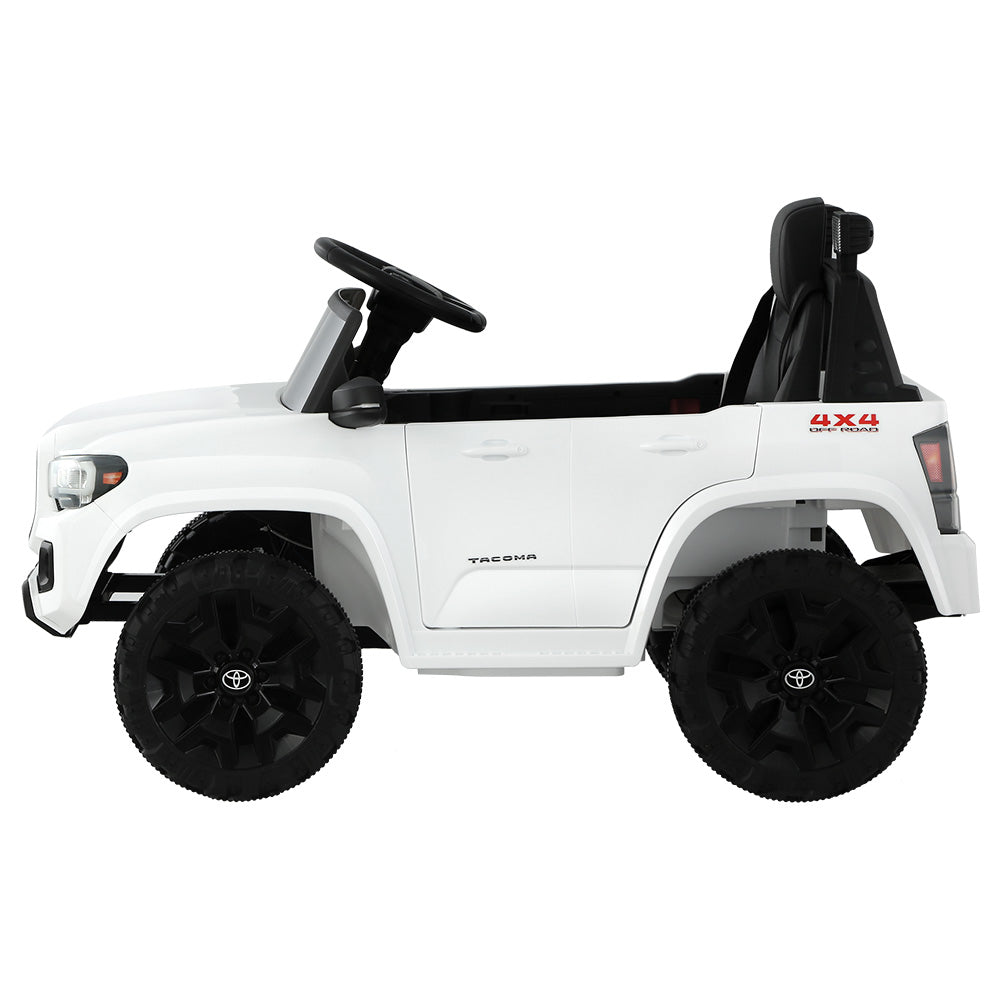 Kids Electric Ride On Car Tacoma Off Road Jeep Toy Cars Remote 12V Whte