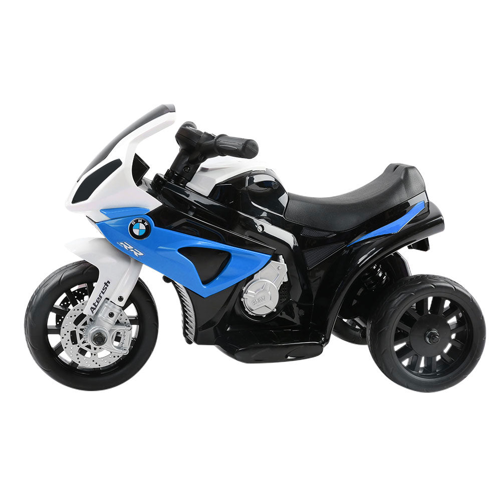 Stylish Kids Police Motorcycle Ride-On - Blue BMW