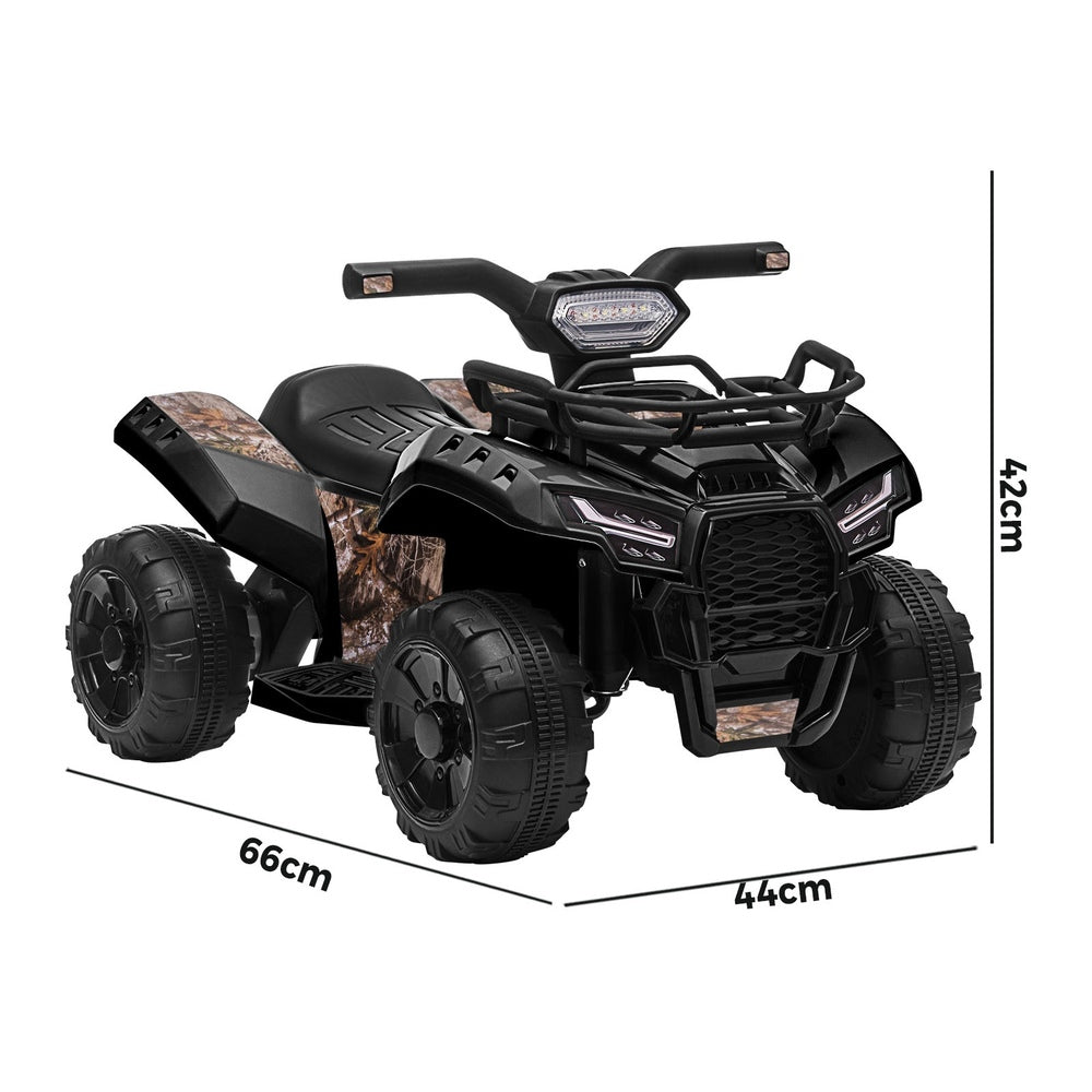 Rev Up the Excitement: Electric ATV Vehicle for Toddlers in Sleek Black