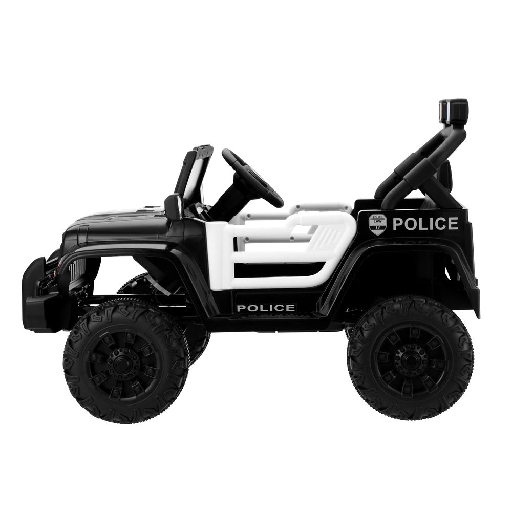 Kids Police Ride On Car 12V Electric Remote Control Battery