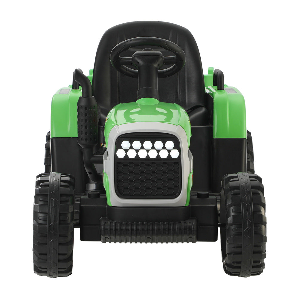 Kids Ride On Car Tractor 12V Toys Remote Control Green