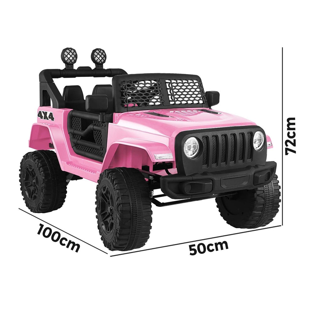 Kids Ride On Car 12V Electric Jeep Remote Vehicle Toy Cars Gift LED light