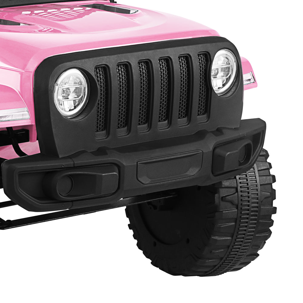 Kids Ride On Car 12V Electric Jeep Remote Vehicle Toy Cars Gift LED light