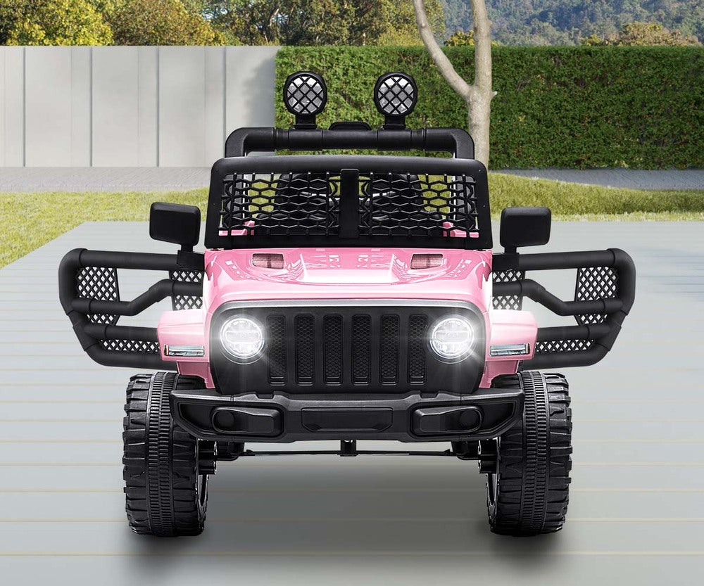 Kids Ride On Car 12V Electric Jeep Remote Vehicle Toy Cars Gift LED light